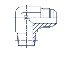 Штуцер FC90 JIC 7/8" BSPT3/4" 201019.3