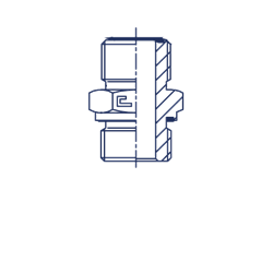 Штуцер FE ORFS 9/16" D06 M14x1.5 400510