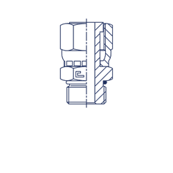 Штуцер FH D10 ORFS 11/16 - 14X1.5 403702