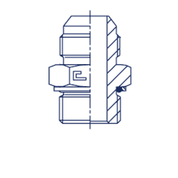 Штуцер FH JIC 9/16" BSP 1/2" 205817.3