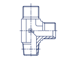 Штуцер FLC BSP 1/4" NPT 1/4" 303102