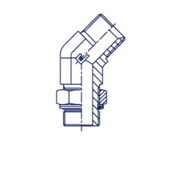 Штуцер FRG45 BSP 3/4" BSP 3/4" 305609