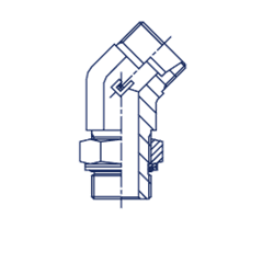 Штуцер FRG45 DL42 M48x2 (корпус) 106513.1
