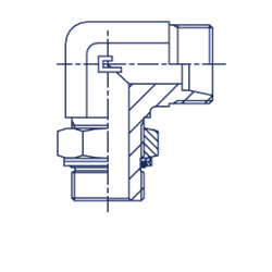 Штуцер FRG90 DL06 BSP 1/8 " (корпус) 106104.1