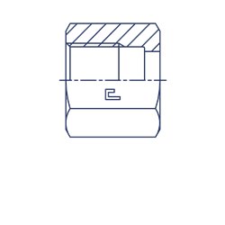 Гайка N ORFS 11/16 400302