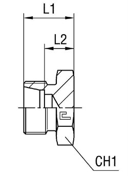 Заглушка V (Ш) DL22 (корпус) 108010.1