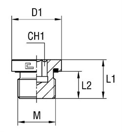 Заглушка VE (Ш) М16x1.5 107704
