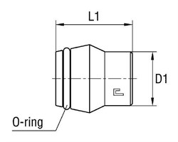 Заглушка VP DL42 107313