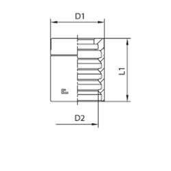 Муфта DN 12 1SN/2SC NEW 800305
