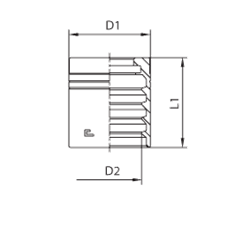 Муфта DN 12 2SN NEW 800405
