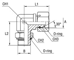 Соединение FRN90 BSP 1/4" BSP 1/4" 308403