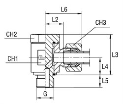 Соединение JE DL15 BSP 1/2" (в сборе) 101308