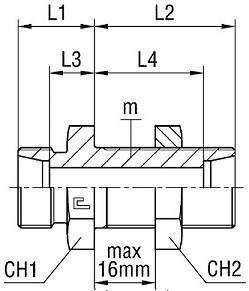 Соединение PD DL06 M12х1.5 (корпус) 103604.1