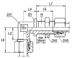 Соединение PD90 DL10 M16х1.5 (в сборе) 103706