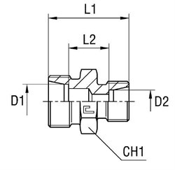 Соединение PR DL08 DL06 (корпус) 104104.1