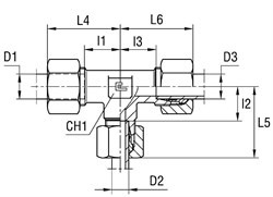 Соединение PRT DL15 12 15 (в сборе) 104522