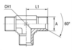 Соединение PT BSP 3/8" 303403