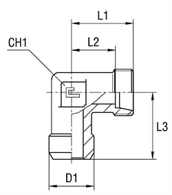 Соединение W90 DL08 (корпус) 105805.1