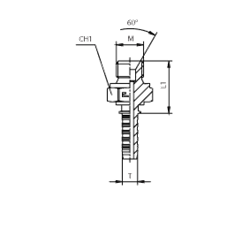 Фитинг DN 12 DKM (Ш) 20x1.5 703415