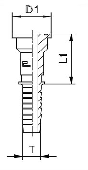 Фитинг DN 12 SFL 1/2 30.2 805001