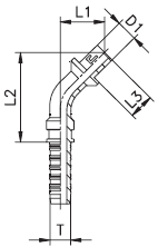 Фитинг DN 32 BEL (Ш) 38 (45) 801526