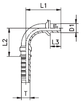 Фитинг DN 32 BEL (Ш) 38 (90) 801426