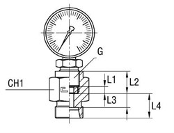 Штуцер DL12 BSP1/4" 105907.1