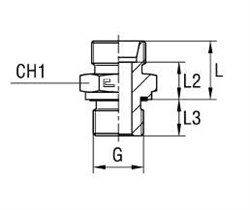 Штуцер FE DL35 BSP 1.1/4" (корпус) 100512.1