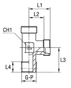 Штуцер FLC NPT1/2 DL15 (корпус) 103108.1