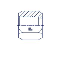 Гайка N JIC 1/2" 200202