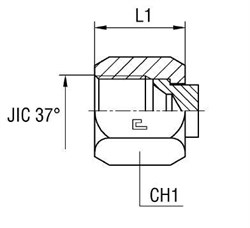 Заглушка V (Г) JIC 3/4" 207304