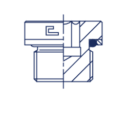 Заглушка V (Ш) BSP1/8" 107801