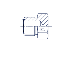 Заглушка V (Ш) ORFS 1.3/16 407705