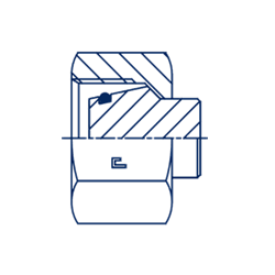 Заглушка VP DL18 с гайкой и o-ring 107309-D