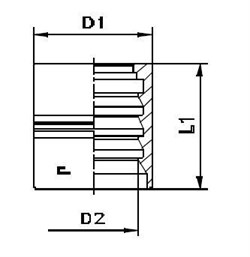 Муфта DN 38 4SH 700710