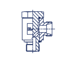 Соединение JE DL12 BSP 3/8" (корпус) 101357.1