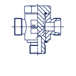 Соединение JTE DL18 BSP1/2" (корпус) 101509.1