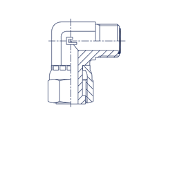 Соединение ORFS ELBOW 38 407208