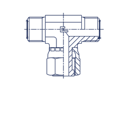 Соединение ORFS TEE 32 407507