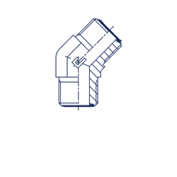 Соединение P45 ORFS 1.7/16 404406