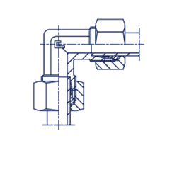 Соединение P90 DS14 M22х1.5 (в сборе) 103818