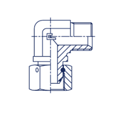 Соединение PFN90 BSP 1.1/4 - BSP 1.1/4 306408