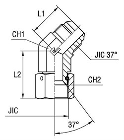 Соединение PN45 JIC 1.5/16" 204107.3