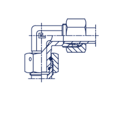 Соединение PN90 DS16 М24х1.5 B4 (в сборе) 604219.4