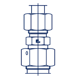 Соединение PNF DL12 М18х1.5 DS10 M18x1.5 (корпус) 605350.1
