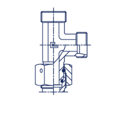 Соединение PNL DS08 М16х1.5 DL08 М14х1.5 (корпус) 604625.1