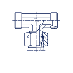 Соединение PNТ DL12 М18х1.5 DS12 М20х1.5 (корпус) 605031.1