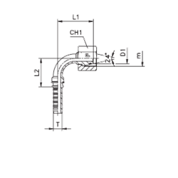 Фитинг DN 20 DKO-S (Г) 36x2 25 (90)  E41 801128