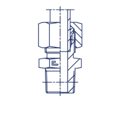 Штуцер FC DL08 NPT 1/4" (в сборе) нерж. 111805.4