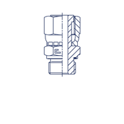 Штуцер FE D12 ORFS 13/16
